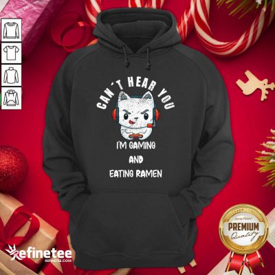 Funny Cat Can’t Hear You I’m Gaming Boyfriend Hoodie - Design By Refinetee.com