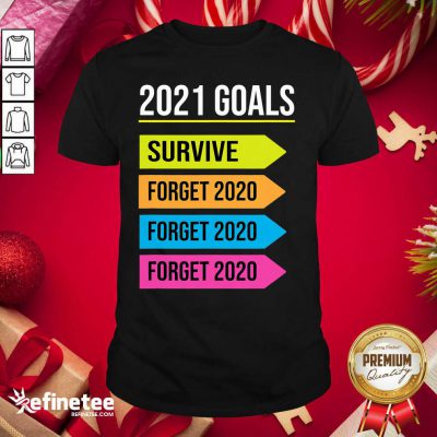 Funny Happy New Year 2021 Goals Goodbye 2020 Survive Forget 2020 Shirt - Design By Refinetee.com