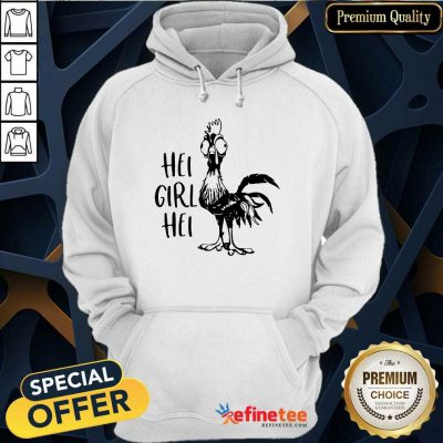 Funny Hei Girl Hei Version White Black Hoodie - Design By Refinetee.com