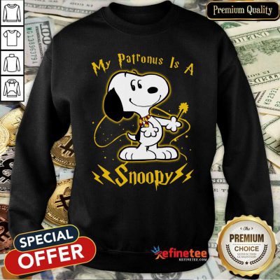 Funny My Patronus Is A Snoopy Harry Potter Sweatshirt - Design By Refinetee.com