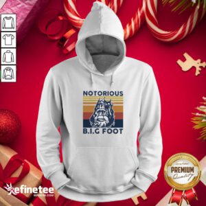 Funny Notorious Bigfoot King Vintage Hoodie - Design By Refinetee.com