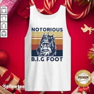 Funny Notorious Bigfoot King Vintage Tank Top - Design By Refinetee.com
