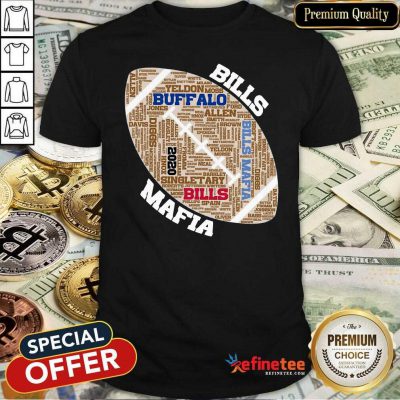 Good Buffalo Bills Mafia Yeldon 2020 Rugby Ball Shirt - Design By Refinetee.com