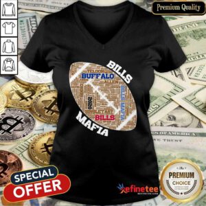 Good Buffalo Bills Mafia Yeldon 2020 Rugby Ball V-neck - Design By Refinetee.com