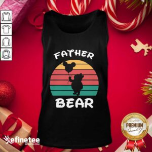 Good Father Bear Disney Vintage Retro Tank Top - Design By Refinetee.com