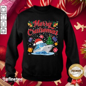 Good Merry Cruisemas Family Cruise Christmas 2020 Santa Hat Sweatshirt - Design By Refinetee.com