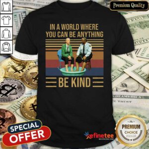 Good Mr Rogers Gay Police In A World Where You Can Be Anything Be Kind Vintage Shirt - Design By Refinetee.com