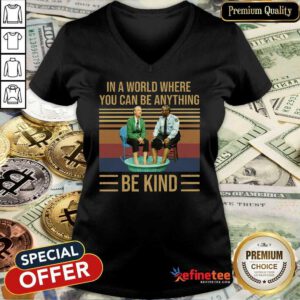 Good Mr Rogers Gay Police In A World Where You Can Be Anything Be Kind Vintage Tank Top - Design By Refinetee.com