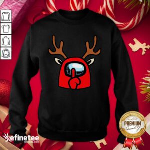 Good Quality Among Us Reindeer Imports Sweatshirt - Design By Refinetee.com
