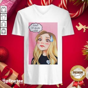 Good Rebekah Wing Merch Zufall Ich Glaube Nicht V-neck - Design By Refinetee.com