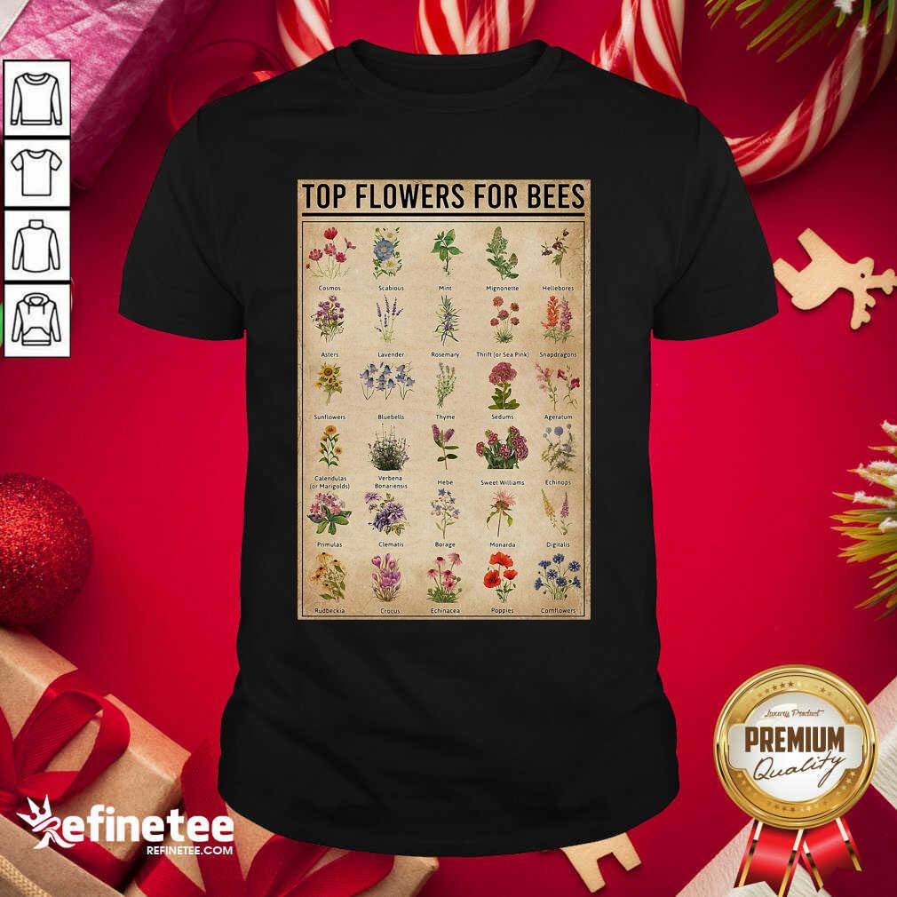 Great Flowers For Bees Vintage Knowledge Shirt - Design By Refinetee.com