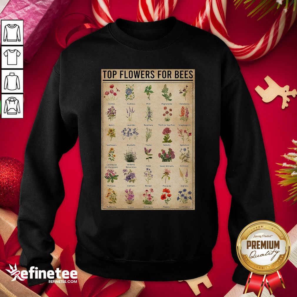 Great Flowers For Bees Vintage Knowledge Sweatshirt - Design By Refinetee.com Flowers For Bees Vintage Knowledge Sweatshirt - Design By Refinetee.com
