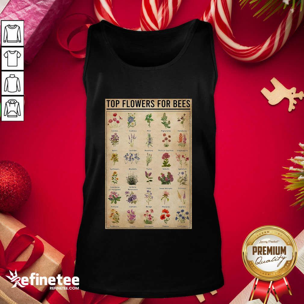 Great Flowers For Bees Vintage Knowledge Tank Top - Design By Refinetee.com Flowers For Bees Vintage Knowledge Tank Top - Design By Refinetee.com