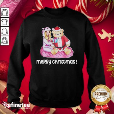 Great Rebekah Wing Merch Merry Christmas Sweatshirt - Design By Refinetee.com