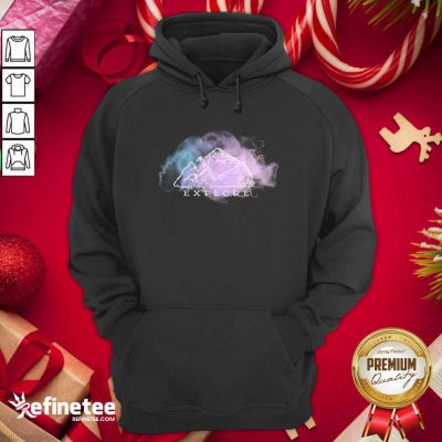 Explore Mountain Outdoor Nature Campings Hoodie - Design By Refinetee.com