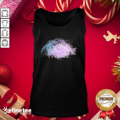 Explore Mountain Outdoor Nature Campings Tank Top - Design By Refinetee.com
