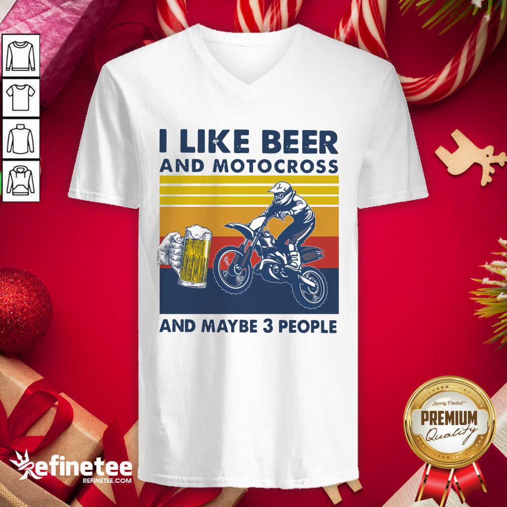 Happy I Like Beer And Motocross And Maybe 3 People Vintage Tank Top - Design By Refinetee.com I Like Beer And Motocross And Maybe 3 People Vintage Tank Top - Design By Refinetee.com