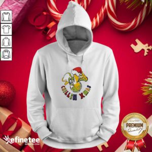 Happy Pot Of Cannabis Chillin Xmas Hoodie - Design By Refinetee.com
