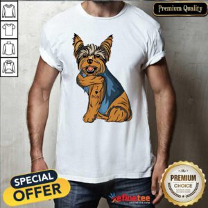 Happy Yorkshire Terrier Dog I Love Mom Shirt - Design By Refinetee.com