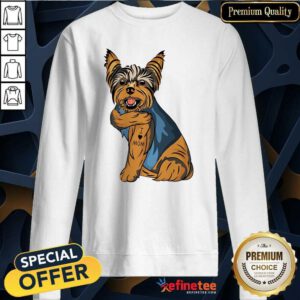 Happy Yorkshire Terrier Dog I Love Mom Sweatshirt Design By Refinetee.com