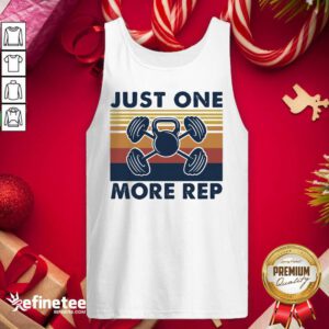 Hot Just One More Rep Vintage Retro Tank Top - Design By Refinetee.com