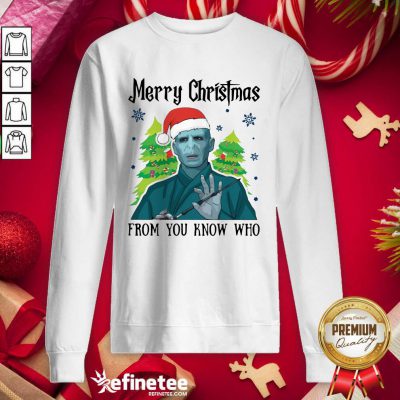 Hot Voldemort Santa Merry Christmas From You Know Who Christmas Sweatshirt - Design By Refinetee.com Voldemort Santa Merry Christmas From You Know Who Christmas Sweatshirt - Design By Refinetee.com