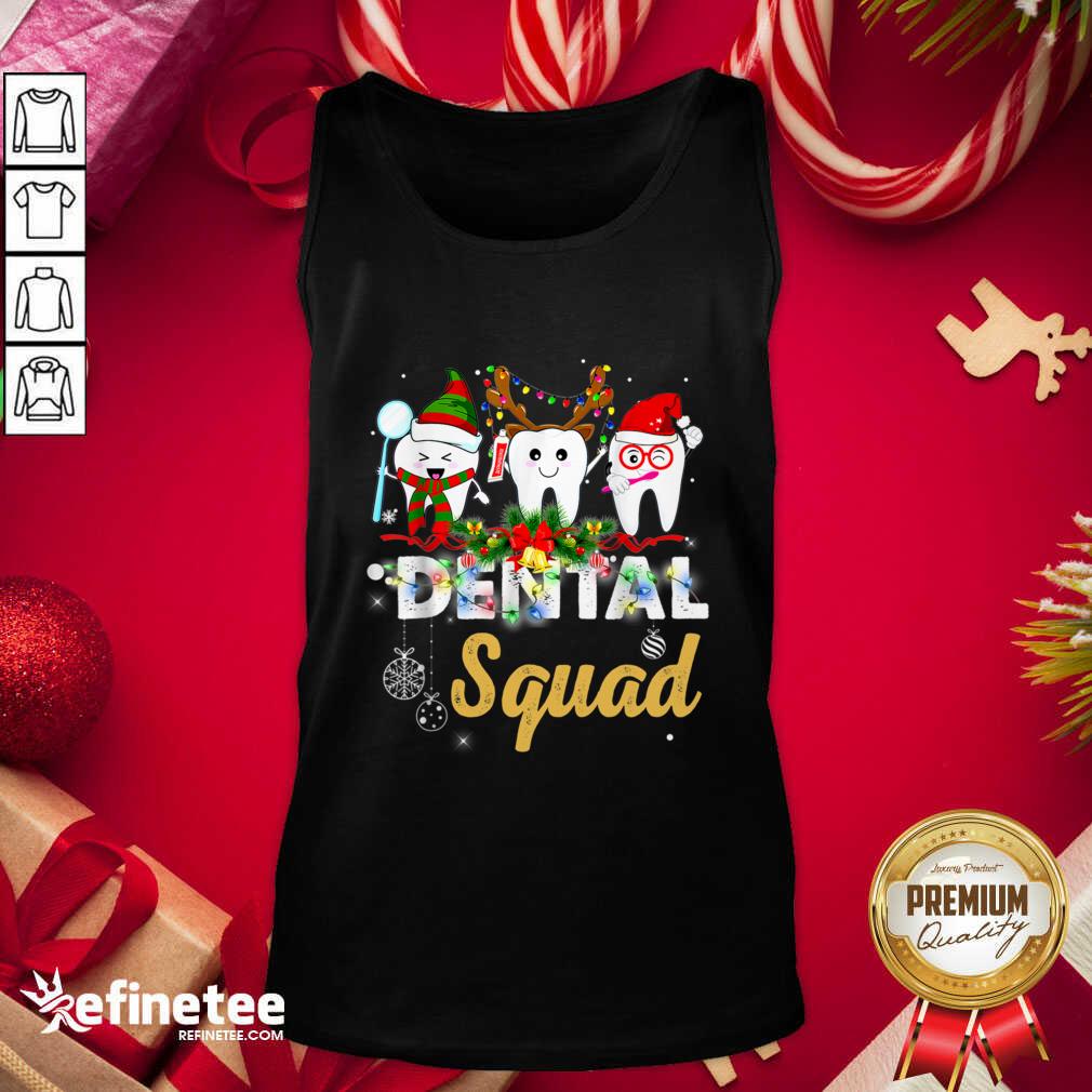 Lovely Dental Squad Merry Christmas Tank Top - Design By Refinetee.com Dental Squad Merry Christmas Tank Top - Design By Refinetee.com