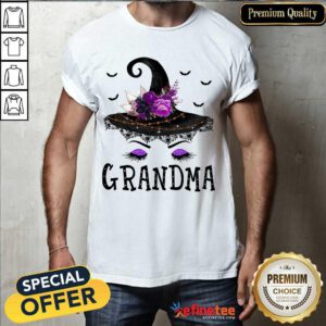 Lovely Grandma Witch Hat Halloween Shirt - Design By Refinetee.com