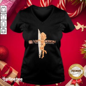 Lovely Vintage Local Motion Hawaii Surfing Company V-neck Design By Refinetee.com