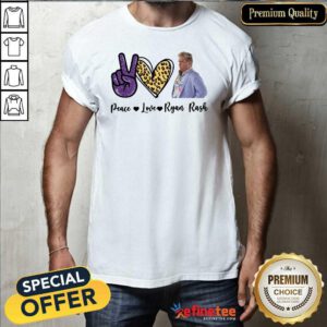 Nice Peace Love Ryan Rash Tee shirt - Design By Refinetee.com