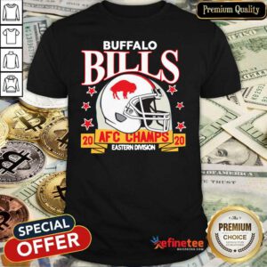 Official Buffalo Bills Afc Champions 2020 Eastern Division Shirt - Design By Refinetee.com