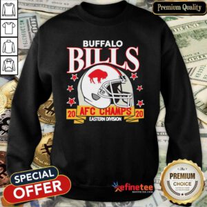 Official Buffalo Bills Afc Champions 2020 Eastern Division Sweatshirt - Design By Refinetee.com