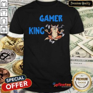 Official Gamer King Console Gaming PC Computer Video Games Shirt - Design By Refinetee.com