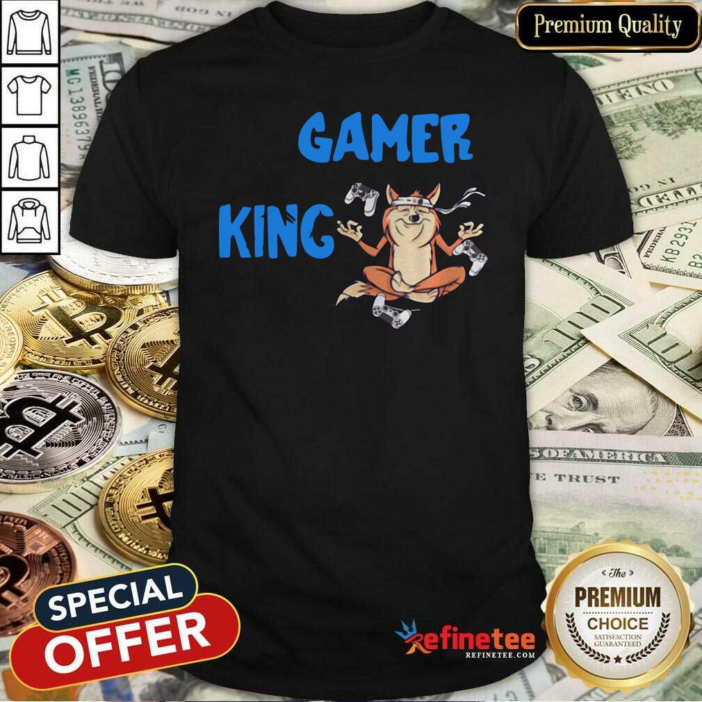 Official Gamer King Console Gaming PC Computer Video Games Shirt - Design By Refinetee.com
