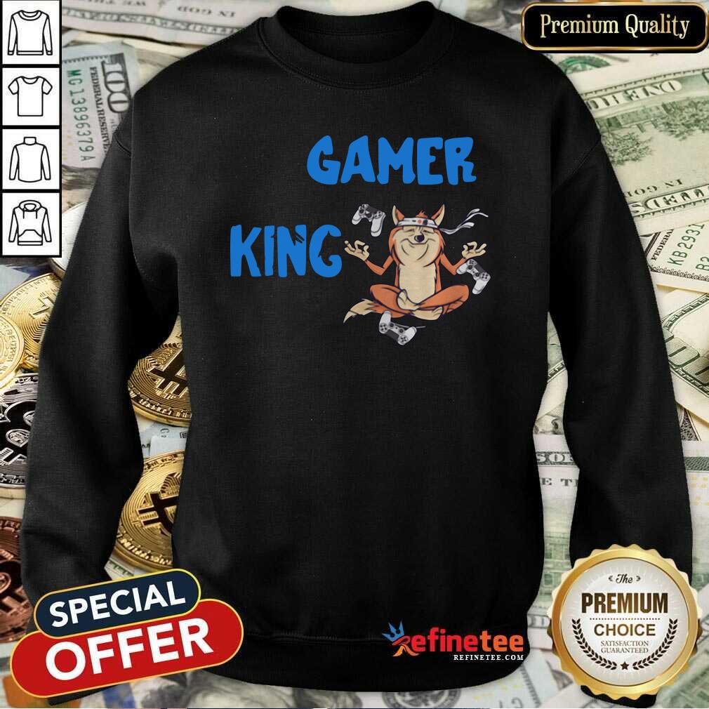 Official Gamer King Console Gaming PC Computer Video Games Sweatshirt - Design By Refinetee.com Gamer King Console Gaming PC Computer Video Games Sweatshirt - Design By Refinetee.com