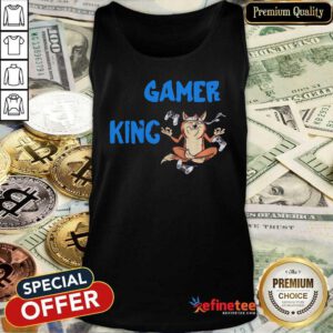 Official Gamer King Console Gaming PC Computer Video Games Tank Top - Design By Refinetee.com