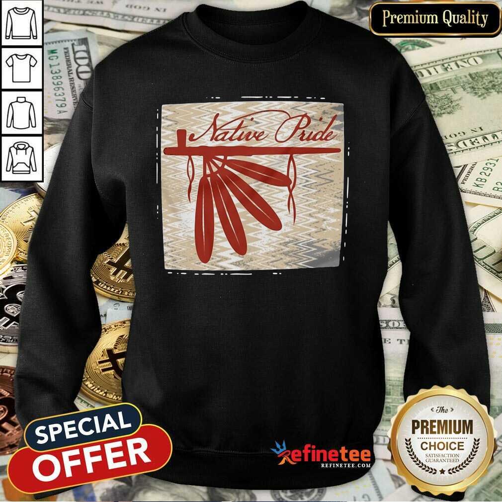 Official Peace Pipe Native Pride Sweatshirt - Design By Refinetee.com Peace Pipe Native Pride Sweatshirt - Design By Refinetee.com