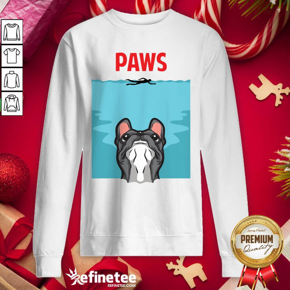 Official Pug And Paws Sweatshirt - Design By Refinetee.com Pug And Paws Sweatshirt - Design By Refinetee.com