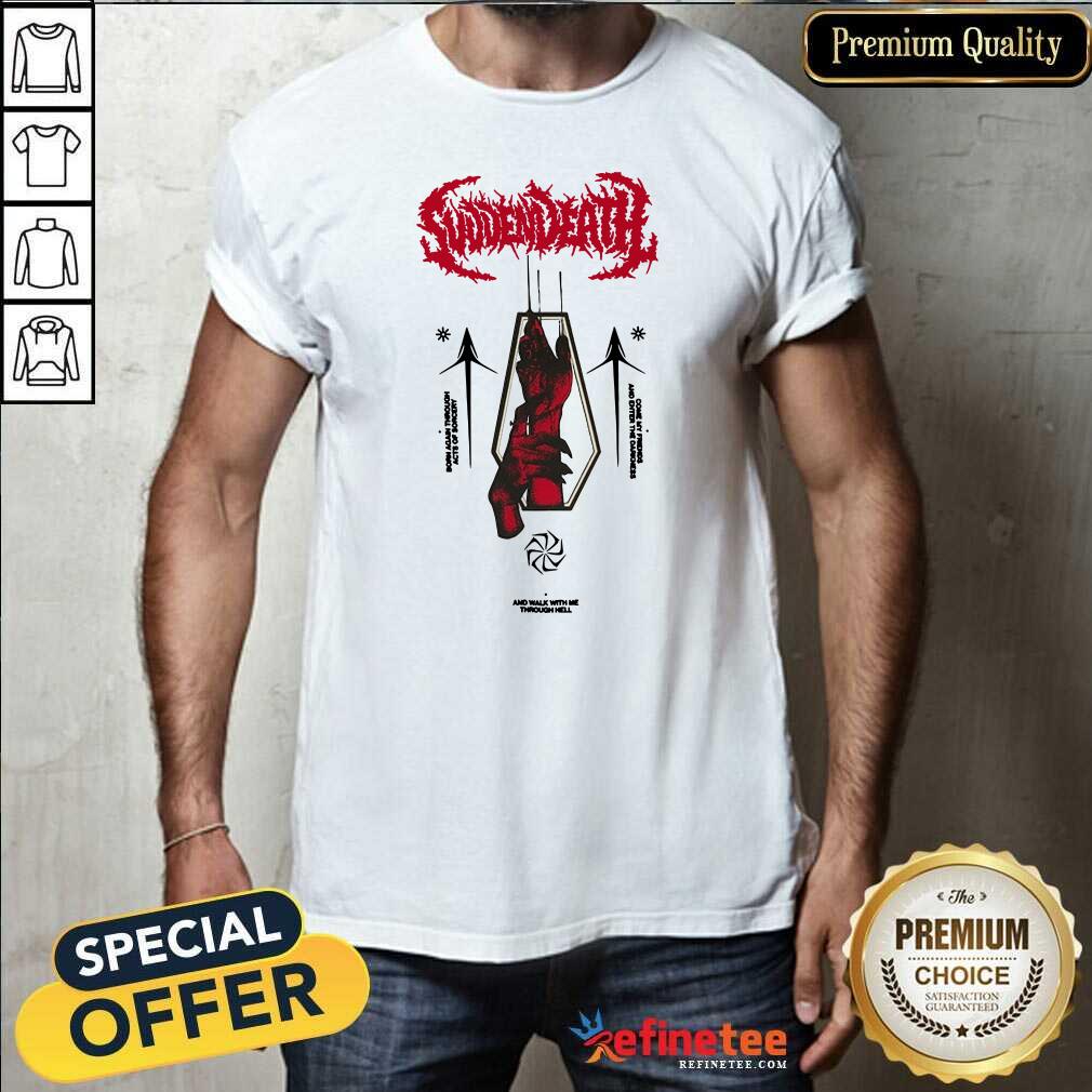 Official Svdden Death Merch Coffin Shirt - Design By Refinetee.com