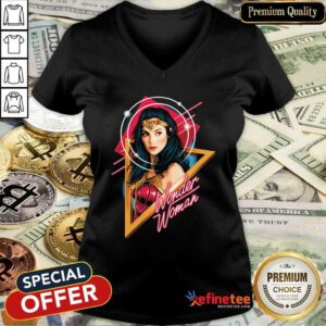 Original Wonder Woman Signature V-neck - Design By Refinetee.com