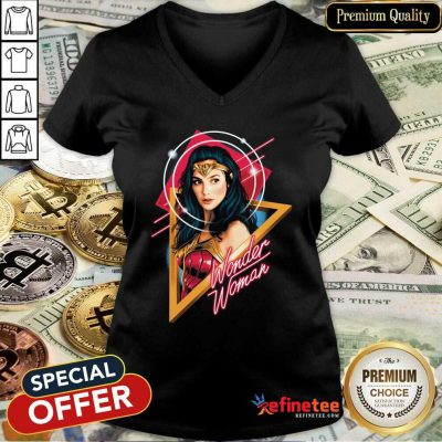 Original Wonder Woman Signature V-neck - Design By Refinetee.com