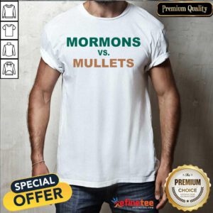 Perfect Mormons Vs Mullets Shirt - Design By Refinetee.com