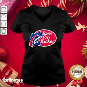Premium Fish Buffalo Bills Bass Pro Kicker V-neck - Design By Refinetee.com