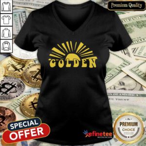 Premium Harry Styles Golden V-neck - Design By Refinetee.com
