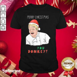 Premium Merry Christmas You Donkey Shirt - Design By Refinetee.com