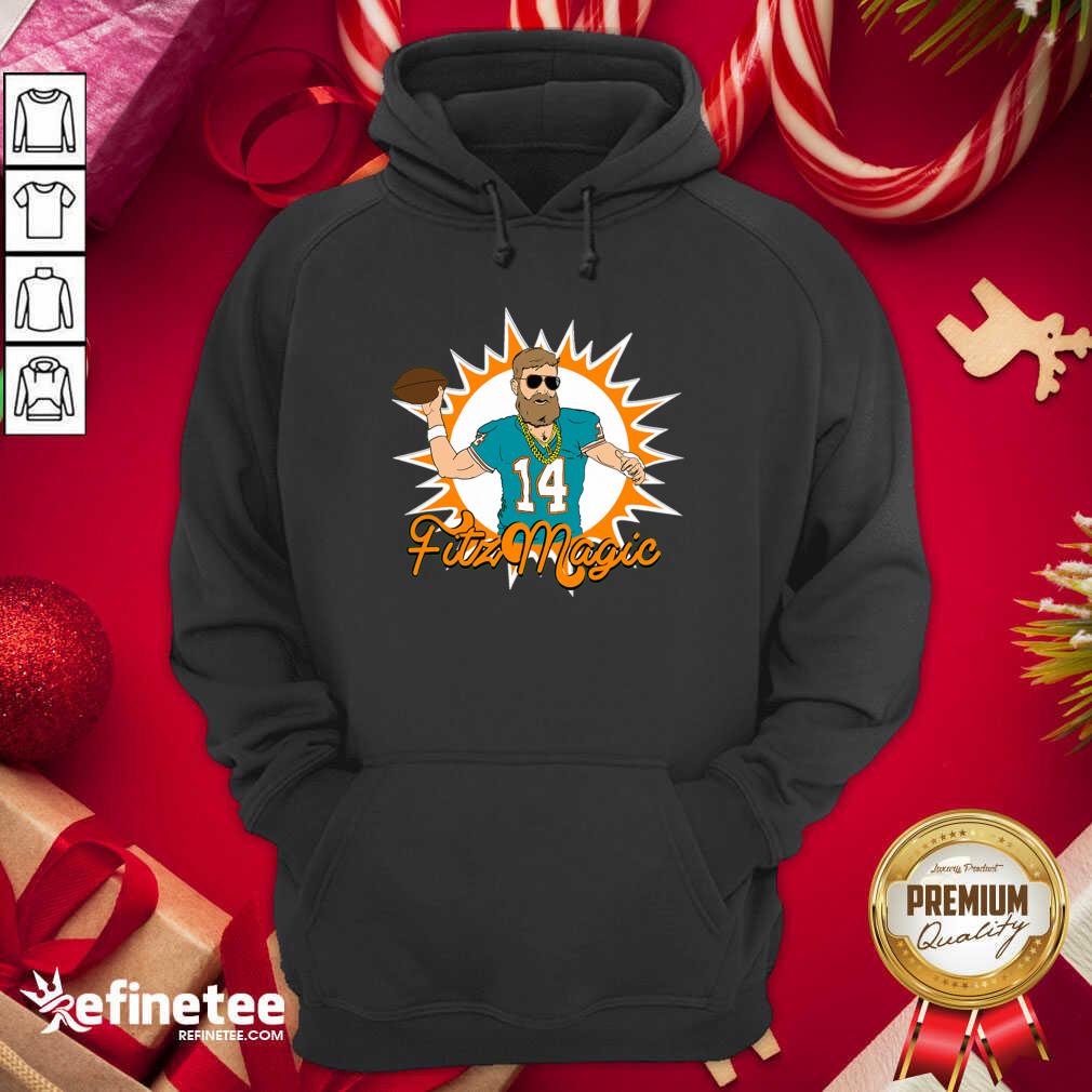 Premium Miami Fitzmagic Ryan Fitzpatrick Hoodie - Design By Refinetee.com