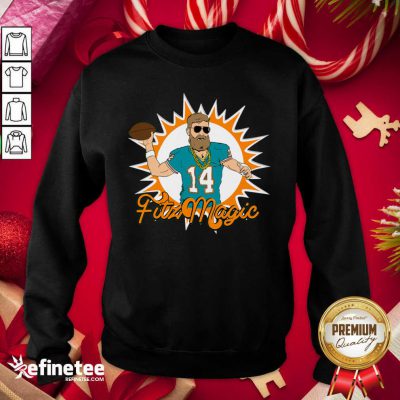 Premium Miami Fitzmagic Ryan Fitzpatrick Sweatshirt - Design By Refinetee.com Miami Fitzmagic Ryan Fitzpatrick Sweatshirt - Design By Refinetee.com
