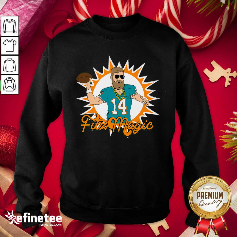 Premium Miami Fitzmagic Ryan Fitzpatrick Sweatshirt - Design By Refinetee.com