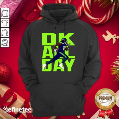 Premium Ok All Day Rugby Ball Hoodie - Design By Refinetee.com