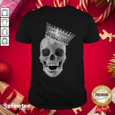 Premium Skull Queen Diamond Shirt - Design By Refinetee.com